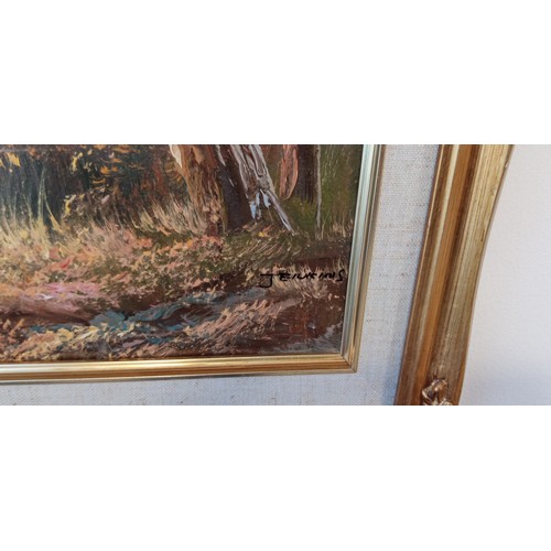 2 - Pair of original oil paintings measuring 50cm x 40cm approx.