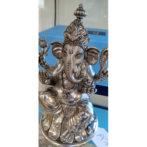 62 - Royal Selangor pewter Ganesh in original box