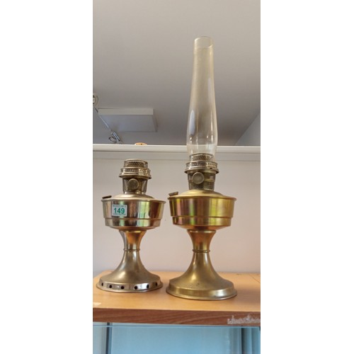 149 - Pair of vintage aladdin lamps