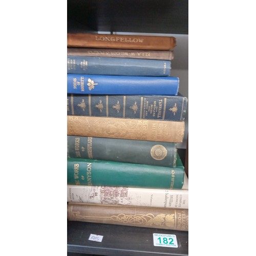 182 - Selection of books mainly on poetry