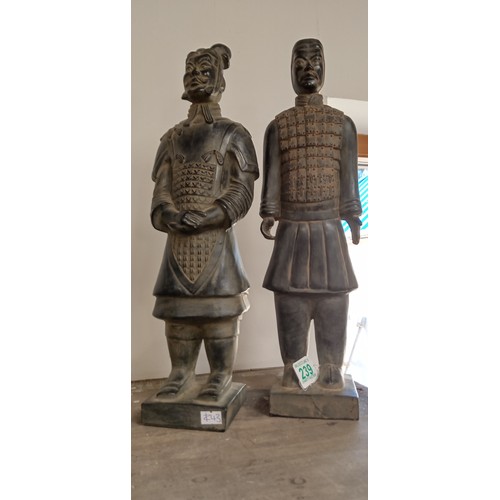 239 - Pair of The terracotta Warriors