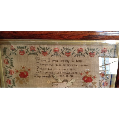 257 - Antique 1839 sampler