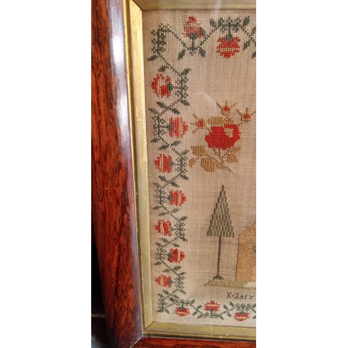 257 - Antique 1839 sampler