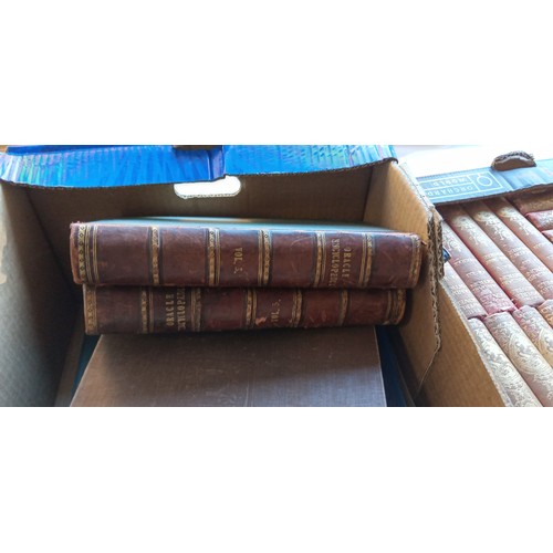 284 - Box of decorative spined books