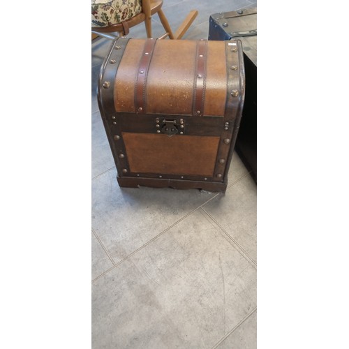 304 - 1 Large chest 60cm x 35cm approx plus a domed one