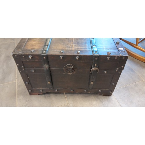 304 - 1 Large chest 60cm x 35cm approx plus a domed one