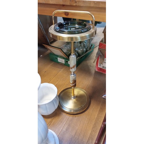 345 - Vintage freestanding ashtray plus jardinière