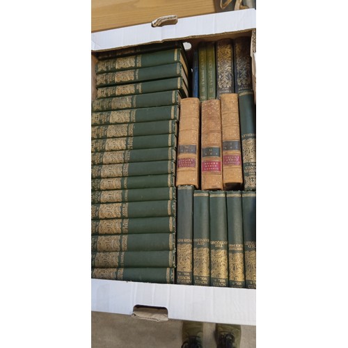 351 - 24 Volumes The Waverley Novels Helrose edition, 5 volumes The Roman Empire and more