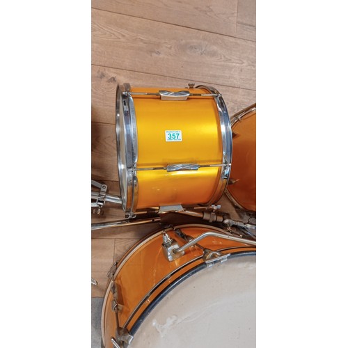 357 - Vintage Premier drum kit as we have it