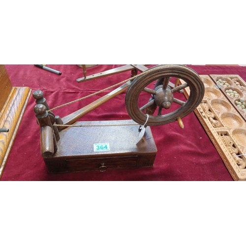 364 - Antique mahogany wool winder