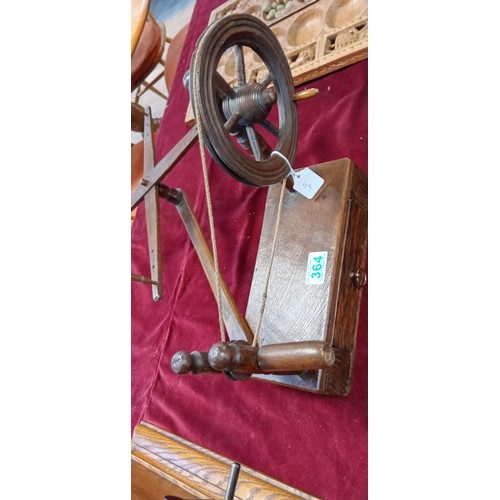 364 - Antique mahogany wool winder