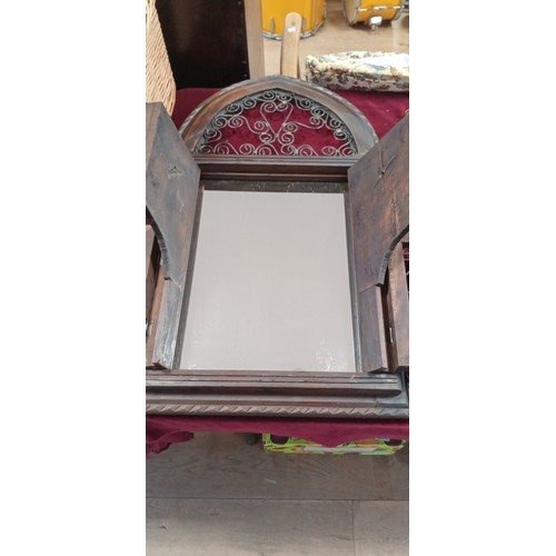 381 - Vintage Moroccan opening mirror