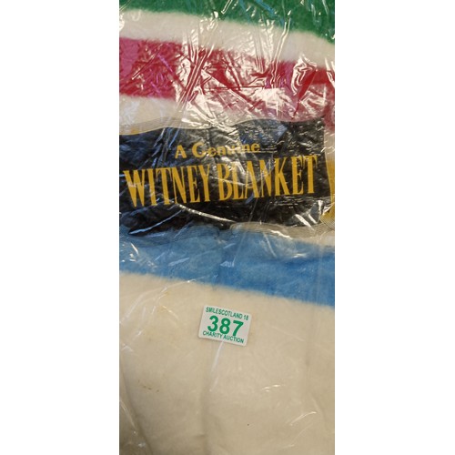 387 - 2 Genuine Whitney blankets