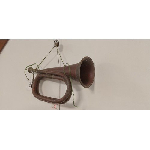 3 - Antique Bugle horn