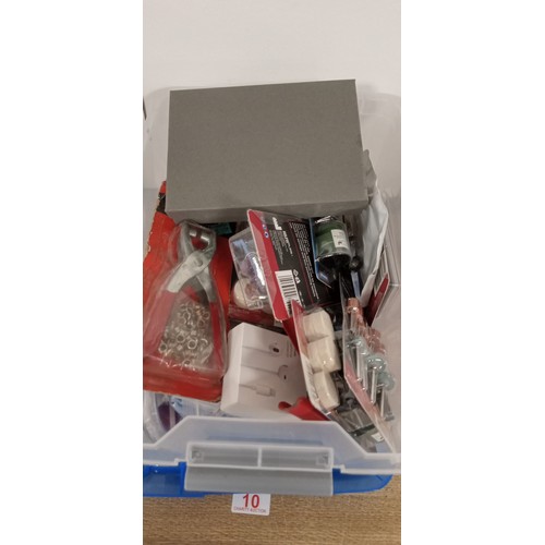 10 - Box of items for Dremel's and more