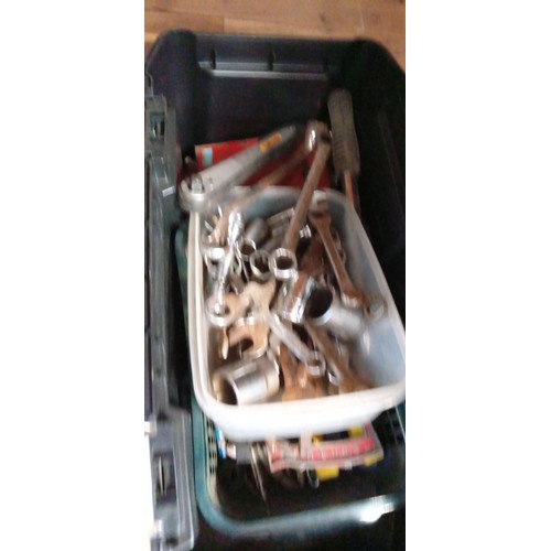 27 - Tool box with tools