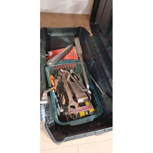 27 - Tool box with tools