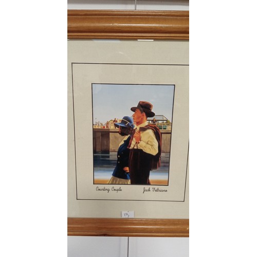 35 - 2x Jack Vettriano framed prints