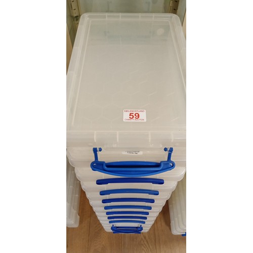 59 - 13x 4 Litre The Really Useful Box containers/ boxes