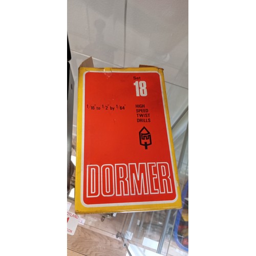 71 - Dormer set 18 high speed twist drills never used in original box