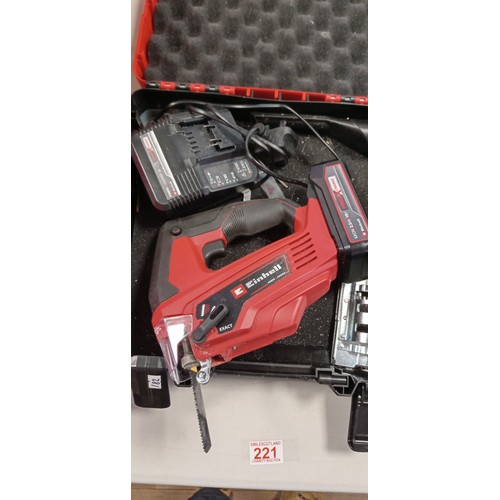 221 - Einhell battery jigsaw