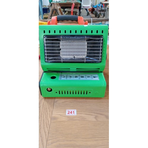 241 - Portable gas heater plus battery charger