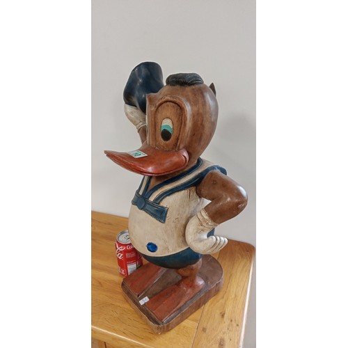 10 - Wooden ornamental duck