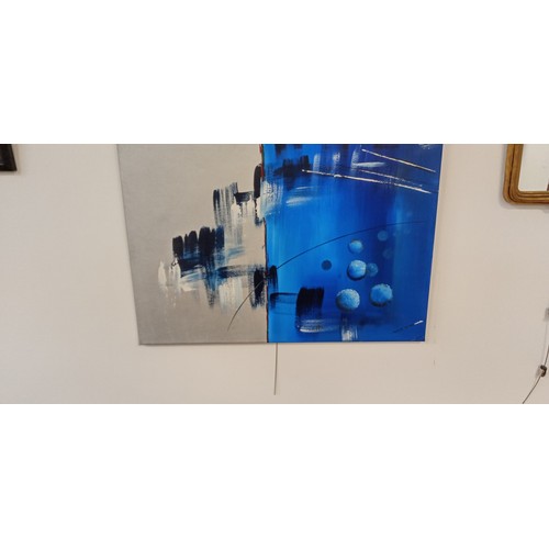 59 - 2 abstract canvases by K Fe Gsmarena
