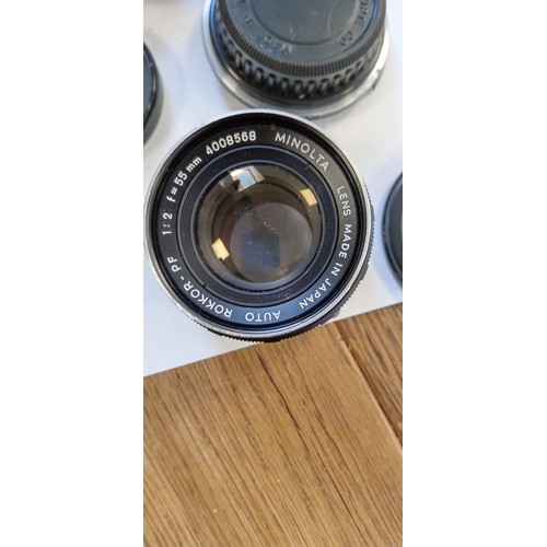 8 - Good selection of camera lenses and parts see photos