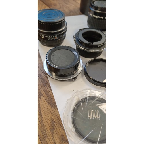 8 - Good selection of camera lenses and parts see photos