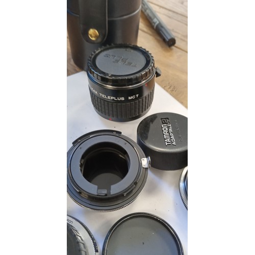 8 - Good selection of camera lenses and parts see photos