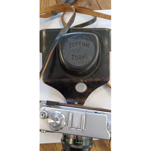 9 - Zorki - 4K Jupiter-8 2/50 camera made in USSR in original case