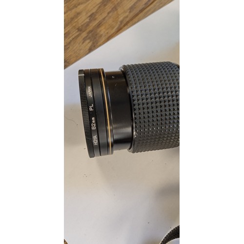 10 - Pentax PEOt made in Japan camera plus Hoya 62mm PL made in Japan lens