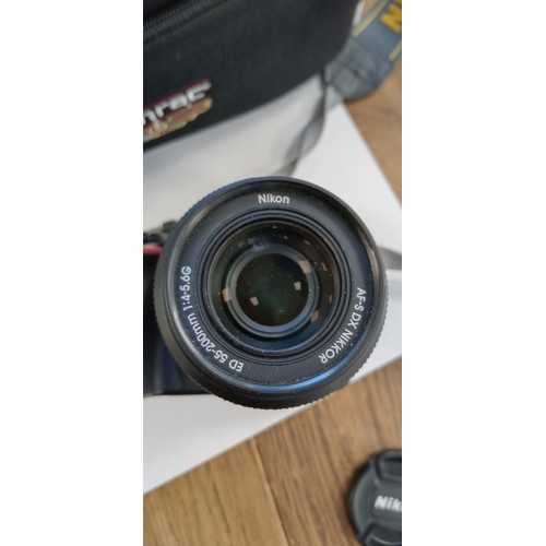 4 - Nikon D3300 digital camera plus Nikon DX AF-S Nikkor 55-200mm 1:4.5.6G lens in original case and acc... 
