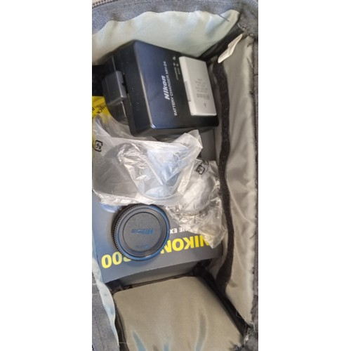 4 - Nikon D3300 digital camera plus Nikon DX AF-S Nikkor 55-200mm 1:4.5.6G lens in original case and acc... 