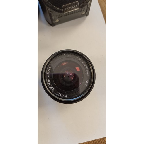 14 - Tamron 1:28 f=135mm BBar Multi C lens plus Carl Zeiss Jena P 1:28mm MC lens