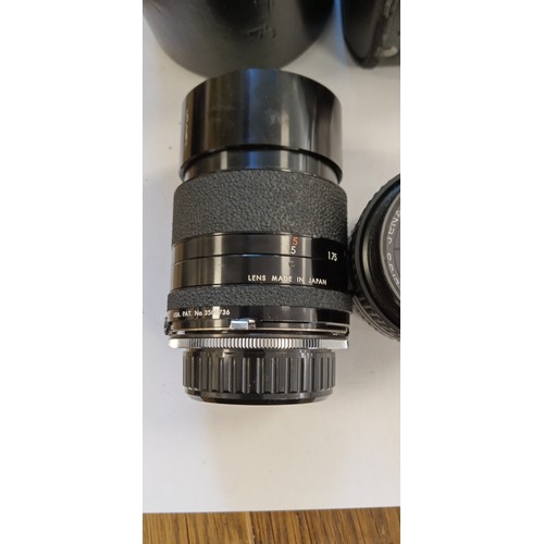 14 - Tamron 1:28 f=135mm BBar Multi C lens plus Carl Zeiss Jena P 1:28mm MC lens