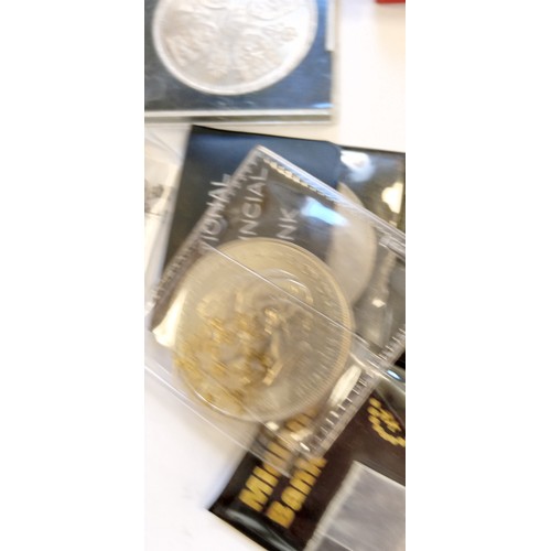 29 - Selection of collectable coins to include Churchill and more see photos