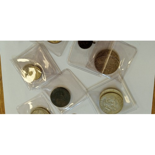 31 - Selection of Victorian and vintage believed silver coins