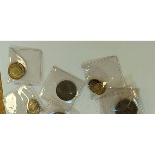 31 - Selection of Victorian and vintage believed silver coins