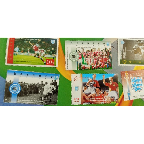 42 - Selection of unused collectable football stamps