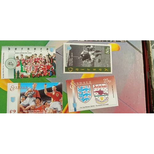 42 - Selection of unused collectable football stamps