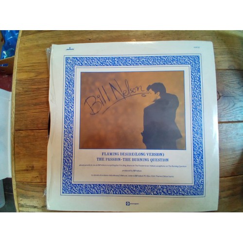 44 - 8 LP records by Bill Nelson see photos