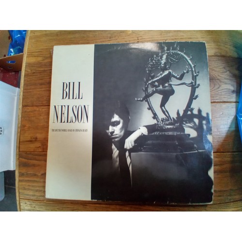 44 - 8 LP records by Bill Nelson see photos