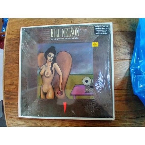 44 - 8 LP records by Bill Nelson see photos