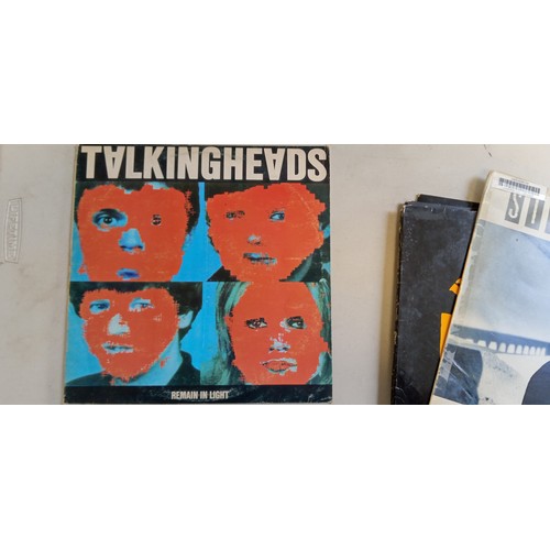 53 - 6 LP records of various artists to include Talking Heads, Japan, Sting and more