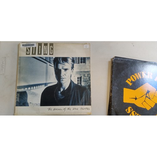 53 - 6 LP records of various artists to include Talking Heads, Japan, Sting and more