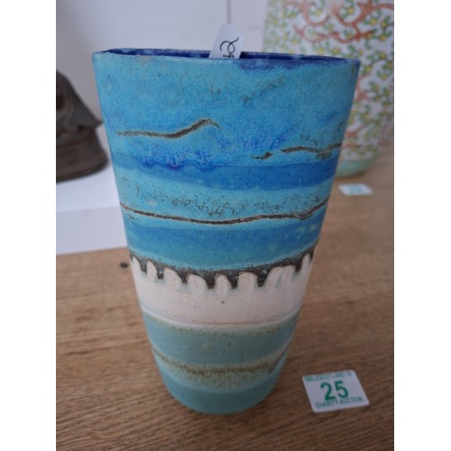 25 - Cornish St Ives studio pottery? vase