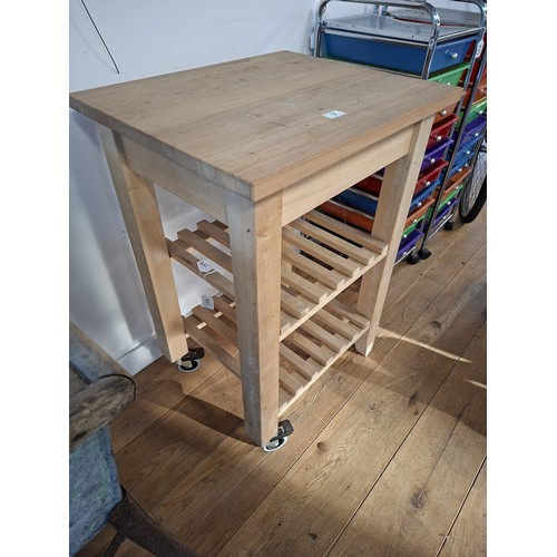 9 - Portable kitchen island 60cm x 50cm approx. 85cm H