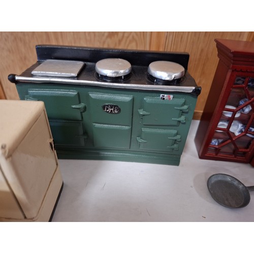 81 - Good selection of dolls house furniture